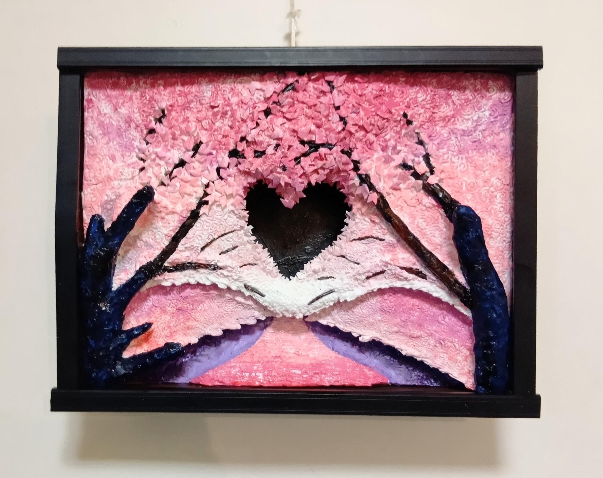 絵画の通販、購入ならFROM ARTIST/作品名：桜並木のライトアップ/作家