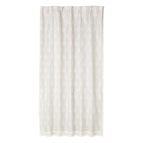 ドレッシー×スペイシア ダブルカーテン ホワイト H1350×W1000（レース