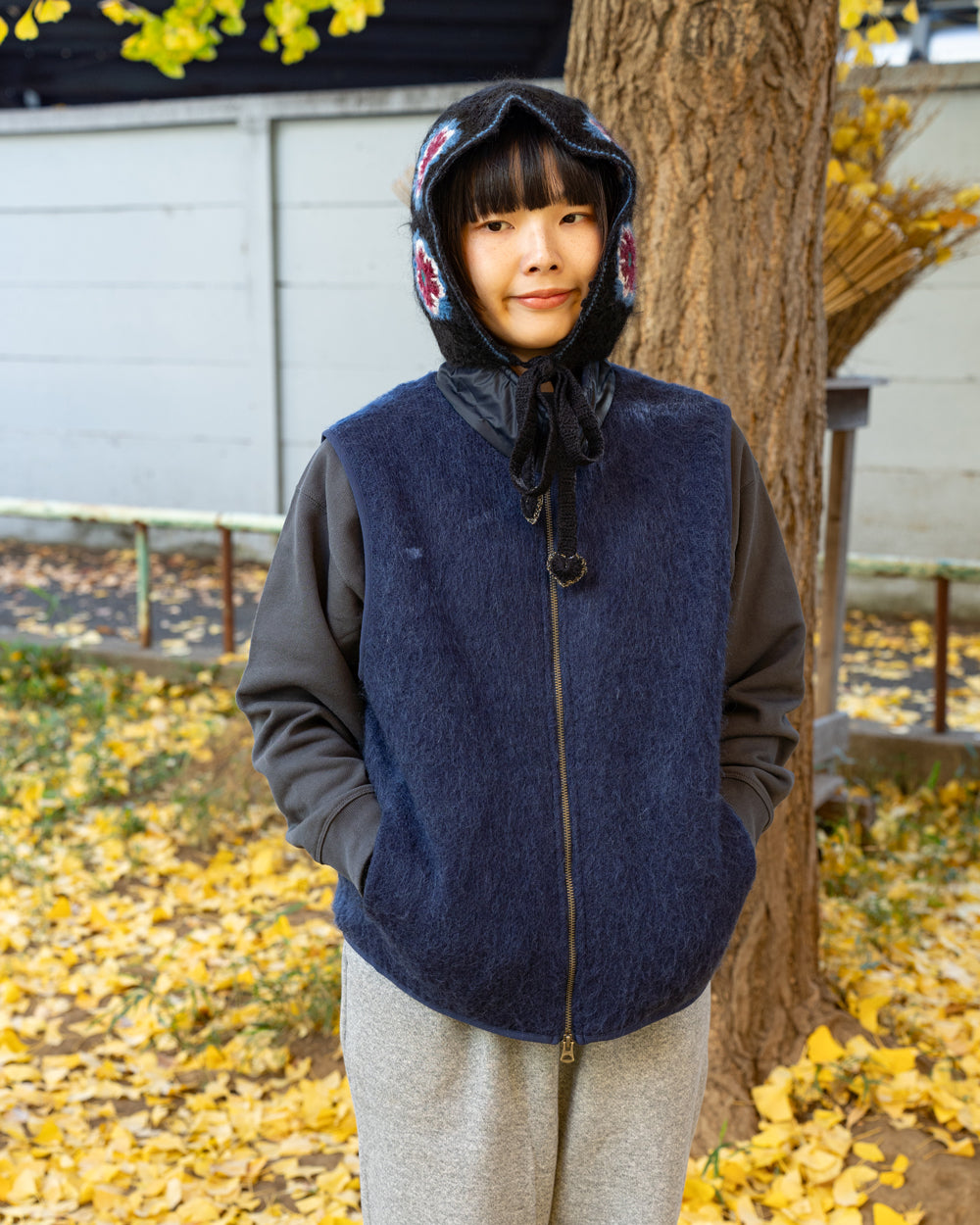 nanamica Zip-Up Mohair Vest -Unisex – Friday