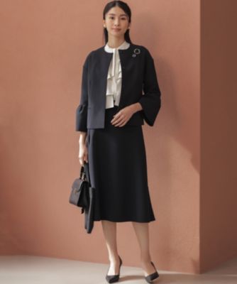 組曲(クミキョク)の【KUMIKYOKU NAVY】コンフォータブルドレープ