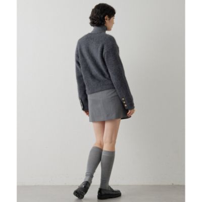 Whim Gazette(ウィム ガゼット)のウールギャバミニスカート通販