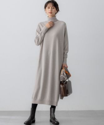 23区(ニジュウサンク)の【洗える】カシミヤブレンド タートルネック