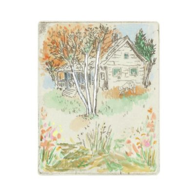 山本容子作(ヤマモトヨウコ サク)の『november』銅版画 手彩色通販