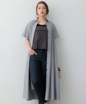 23区(ニジュウサンク)の【CLASSY.コラボ】ビスチェコンビ シャツ