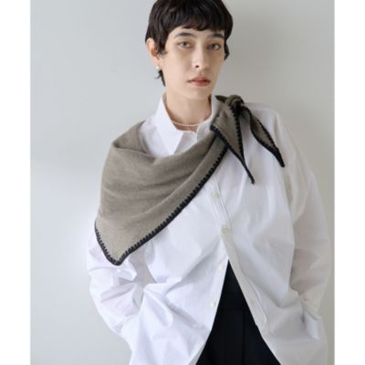 Whim Gazette(ウィム ガゼット)の【Christian AKS】Wool Stitch Stole