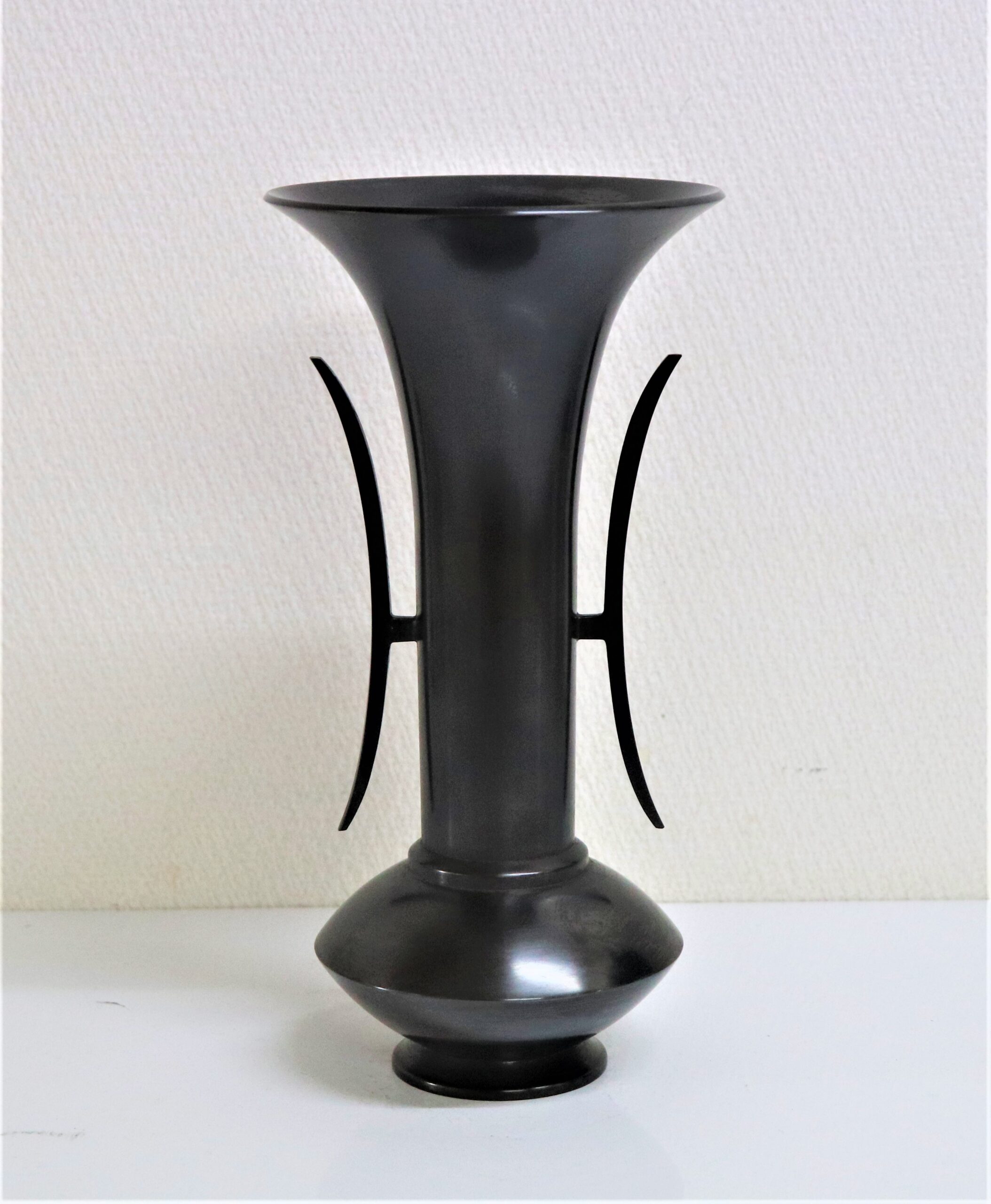 花器 天神耳付 銅器 池坊 | 匠縁堂