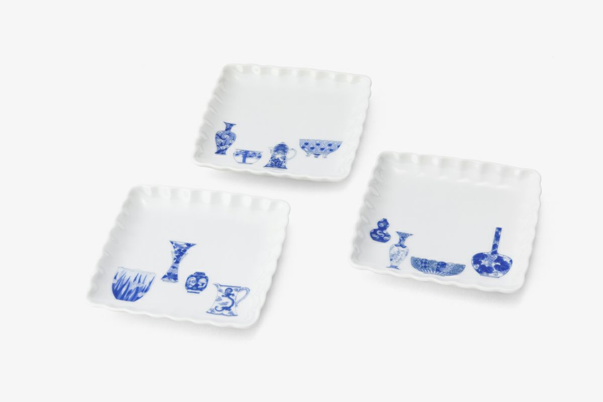 ブルーチャイナ トリプレット（3枚組） | 有田焼 深川製磁｜公式