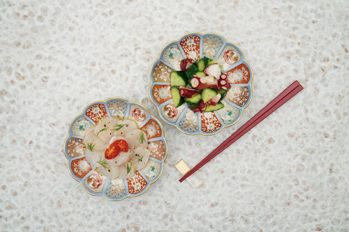 染錦金彩鳳凰 菊割取皿 | 有田焼 深川製磁｜公式オンラインストア