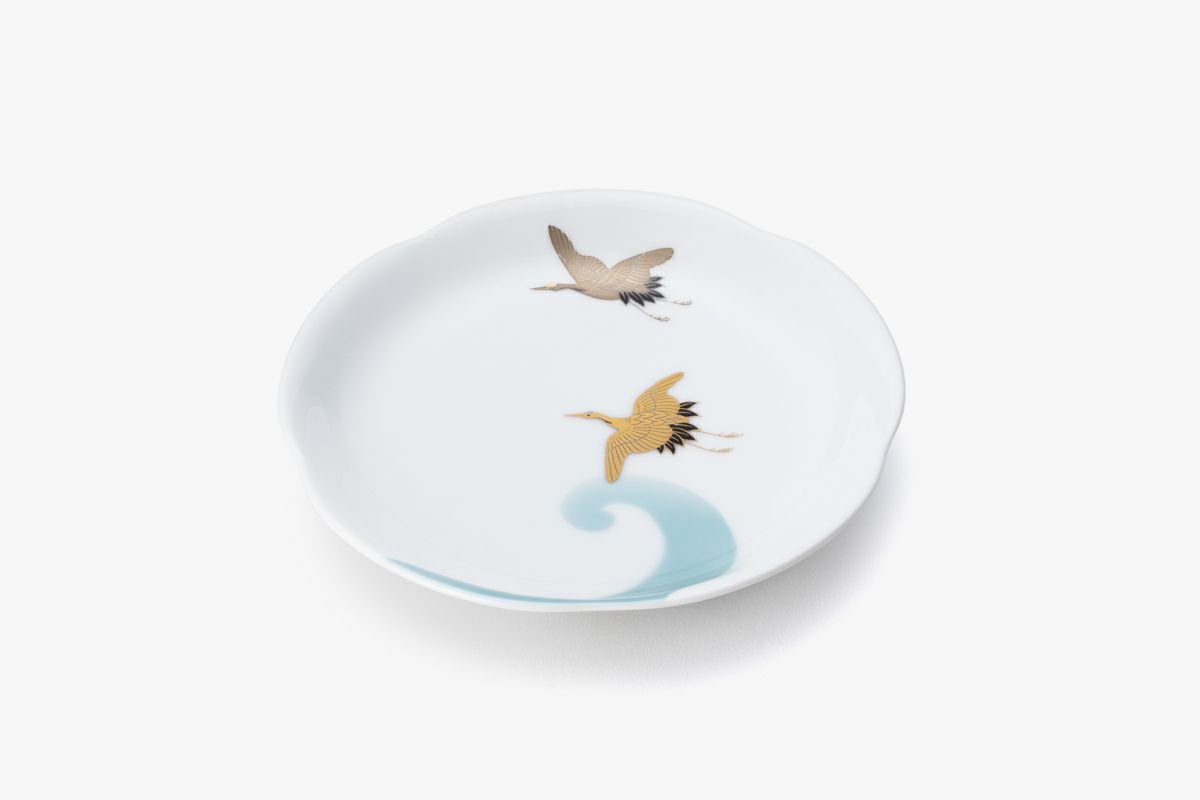 色絵花鳥紋 5寸皿 | 有田焼 深川製磁｜公式オンラインストア