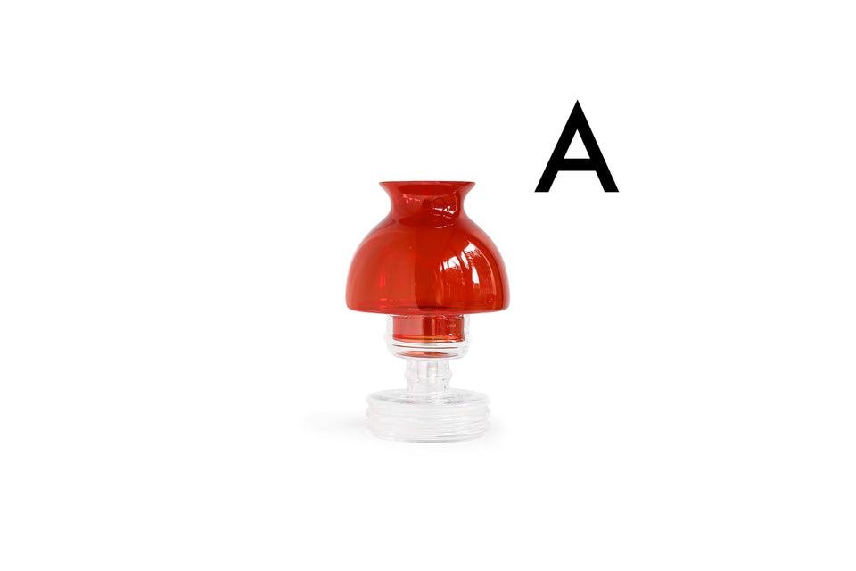 北欧ヴィンテージ キャンドルホルダー ガラス 燭台 ミッドセンチュリー