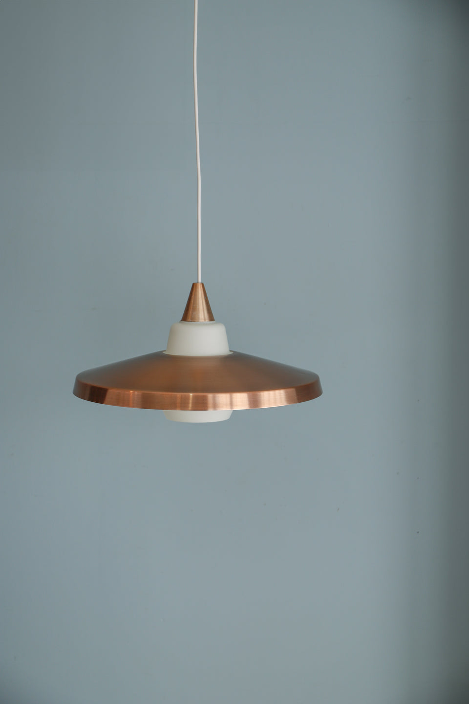 デンマークヴィンテージ ペンダントライト コッパー ガラス 照明 北欧
