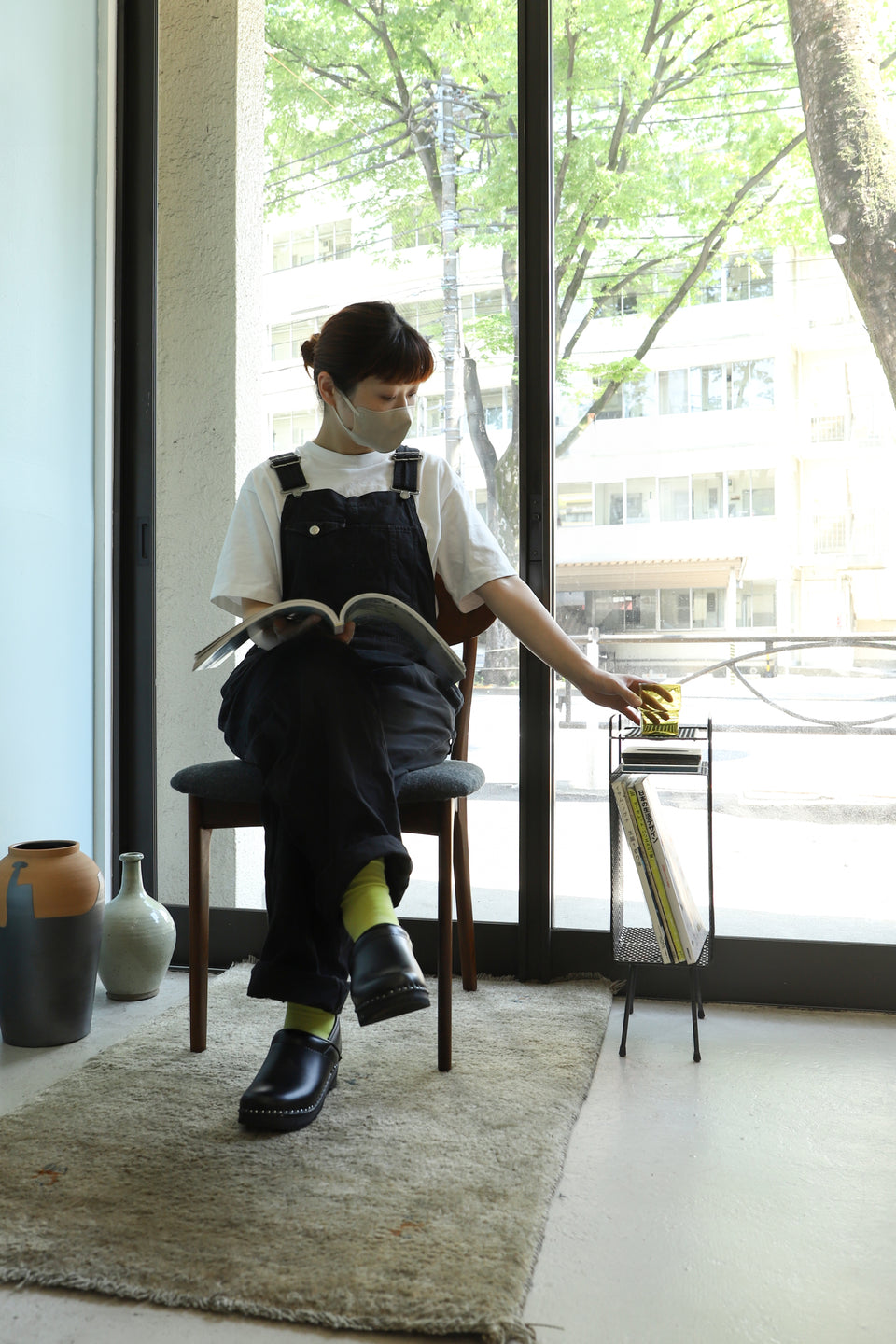 アメリカヴィンテージ マガジンラック アイアン ミッドセンチュリー/US