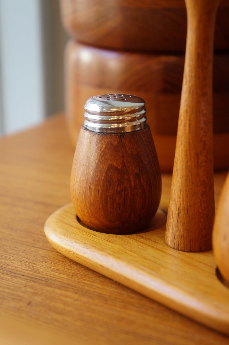 北欧ヴィンテージ超希少箱入未使用品Karl Holmberg チーク製ダストパン