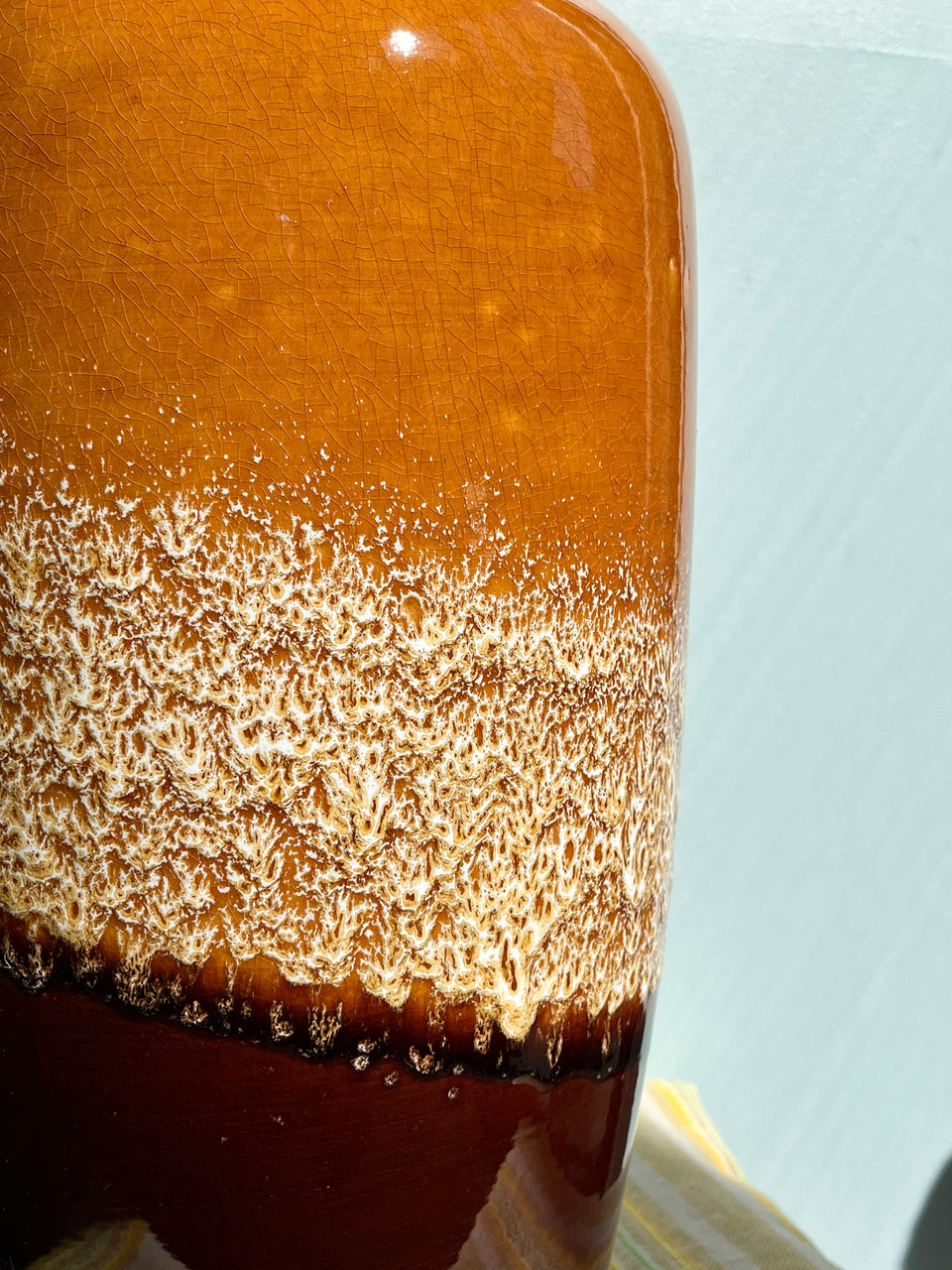 西ドイツヴィンテージ ファットラヴァ フラワーベース 花瓶/W.Germany