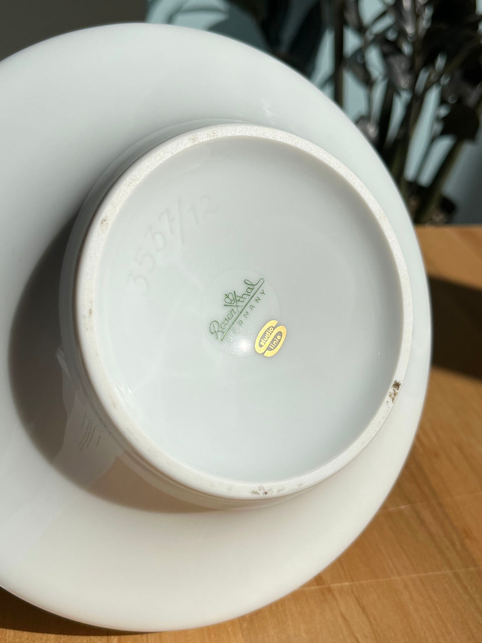 ローゼンタール スタジオライン フラワーベース 3537/12 花瓶 白磁