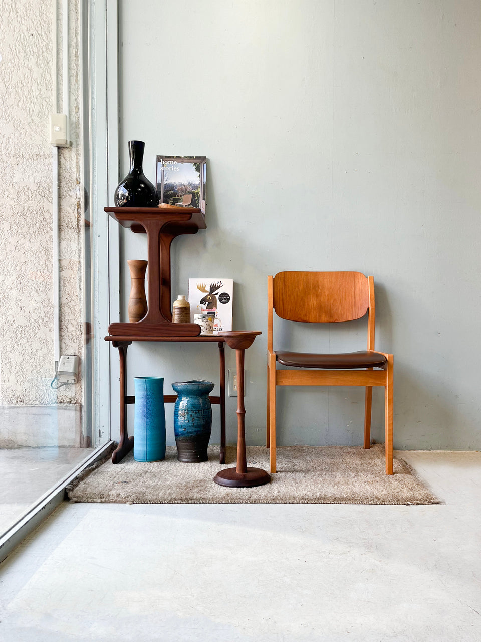 デンマークヴィンテージ プラントスタンド チーク材 北欧インテリア