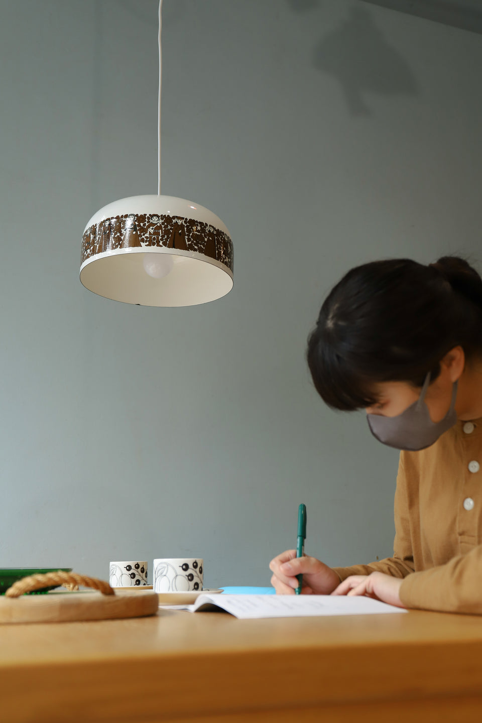 フィネル ペンダントライト ホーロー 照明 北欧ヴィンテージ/Vintage