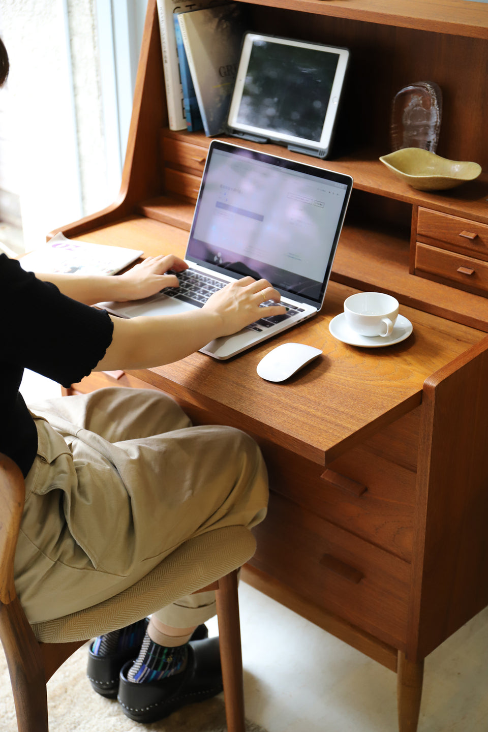 デンマーク ヴィンテージ ライティング ビューロー 北欧モダン デスク