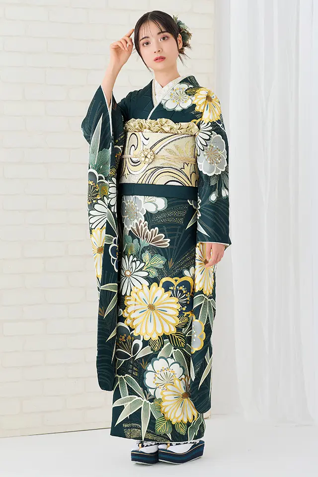 成人式振袖カタログ(I-4504) | 成人式の振袖レンタル・振袖購入・ママ