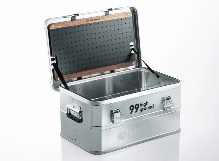 ダルトン アルミコンテナをプチカスタム。キャンプにもインテリアにも