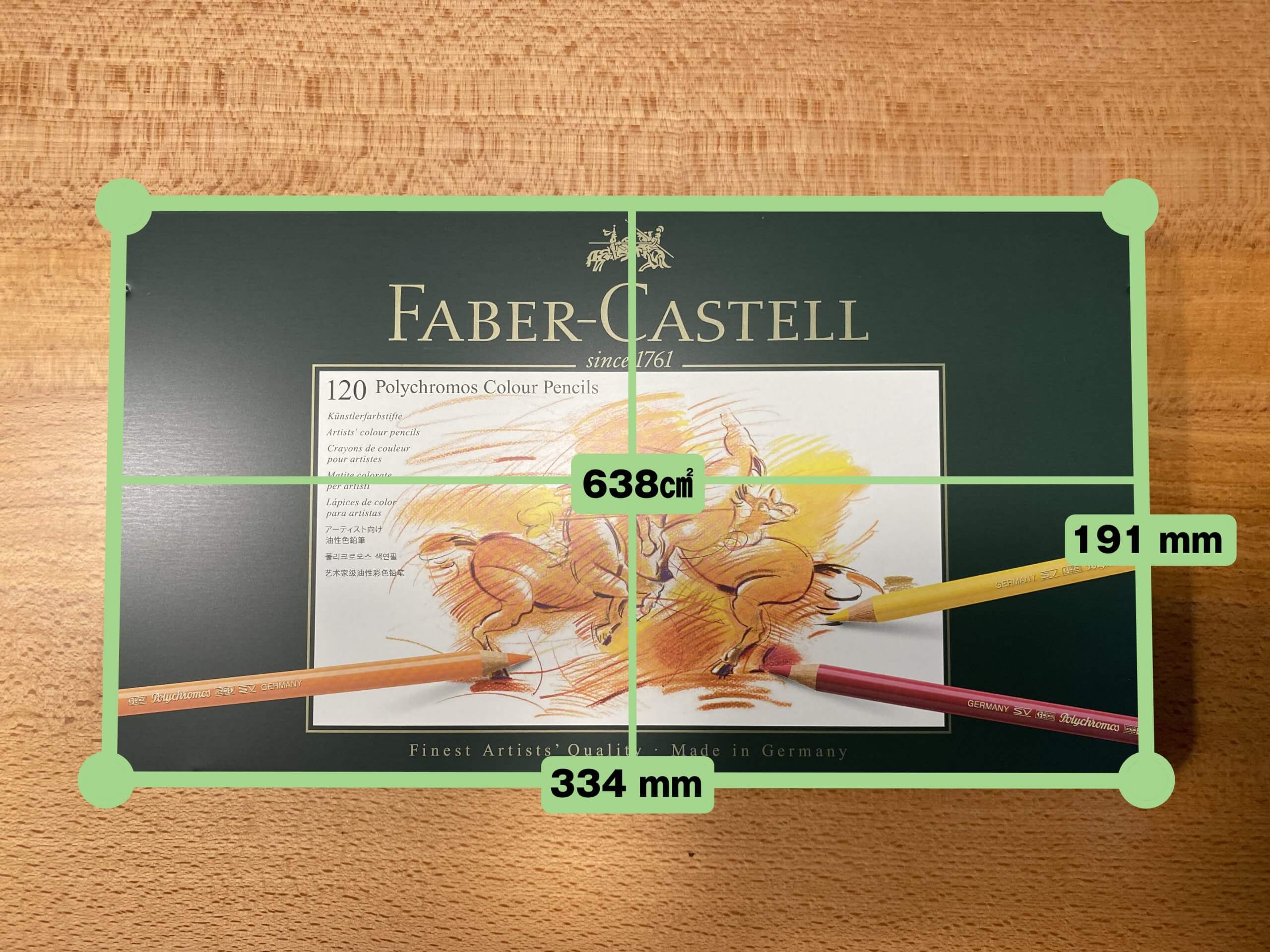 Faber-Castell ファーバーカステル ポリクロモス色鉛筆セット 120色 缶