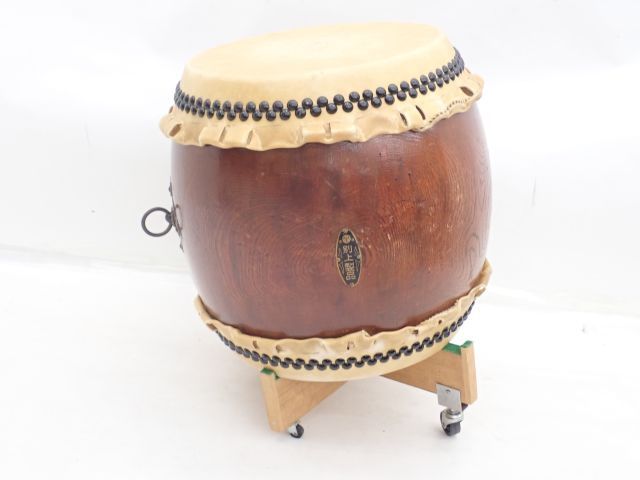 高額買取実施中!!】太鼓の山慶 和太鼓 長胴太鼓 別上製品 1尺5寸 打面
