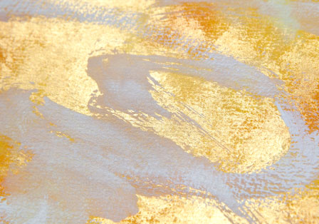 筆遊び金×黄|a219|【ギャラリー笑夢】イメージ画.風水画.出産祝い.新築