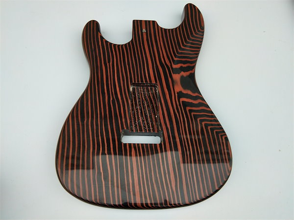 Qoo10] ブラウンゼブラウッドエレキギター,6弦,