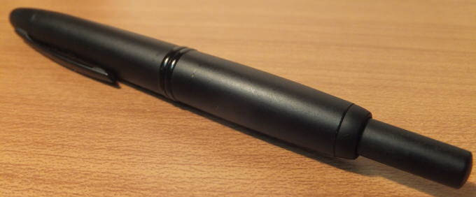 キャップレス・マットブラック(PILOT)が5本目の万年筆! 機動性に優れた