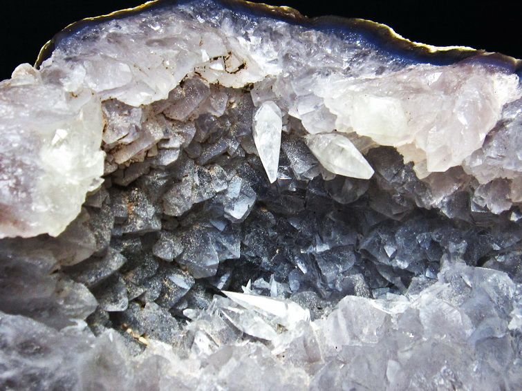 4.6Kgメノウ 原石 カルサイト共生[T640-2214]