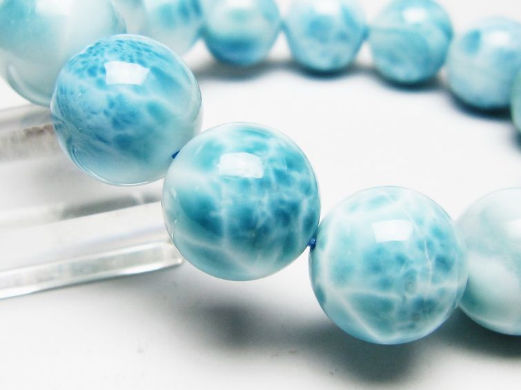 パワーストーン 天然石 ラリマーブレスレット 14mm [T7-22373]