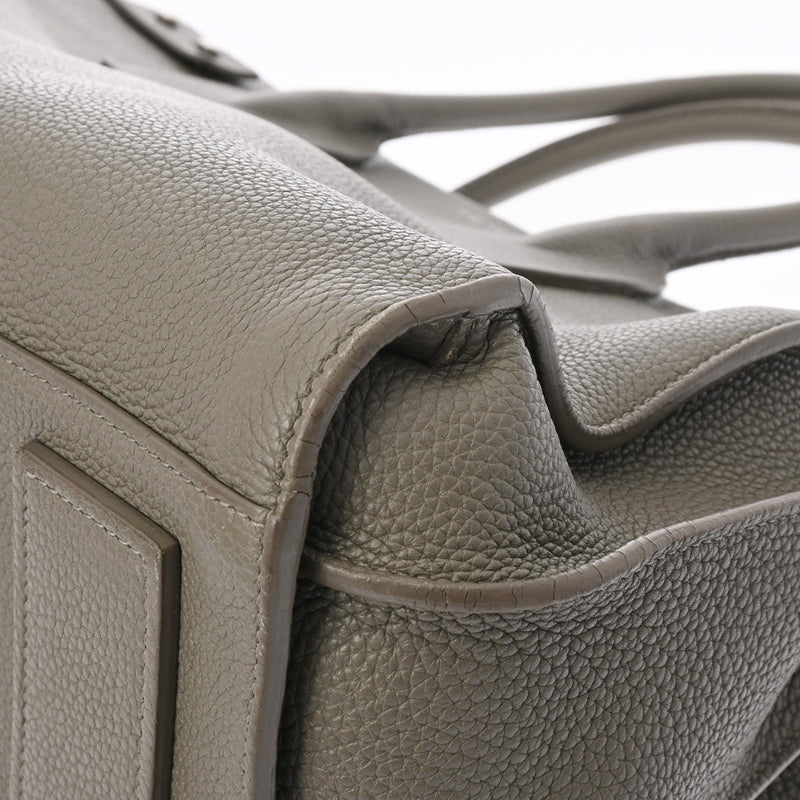 サンローランサックドジュールミディアム グレー シルバー金具