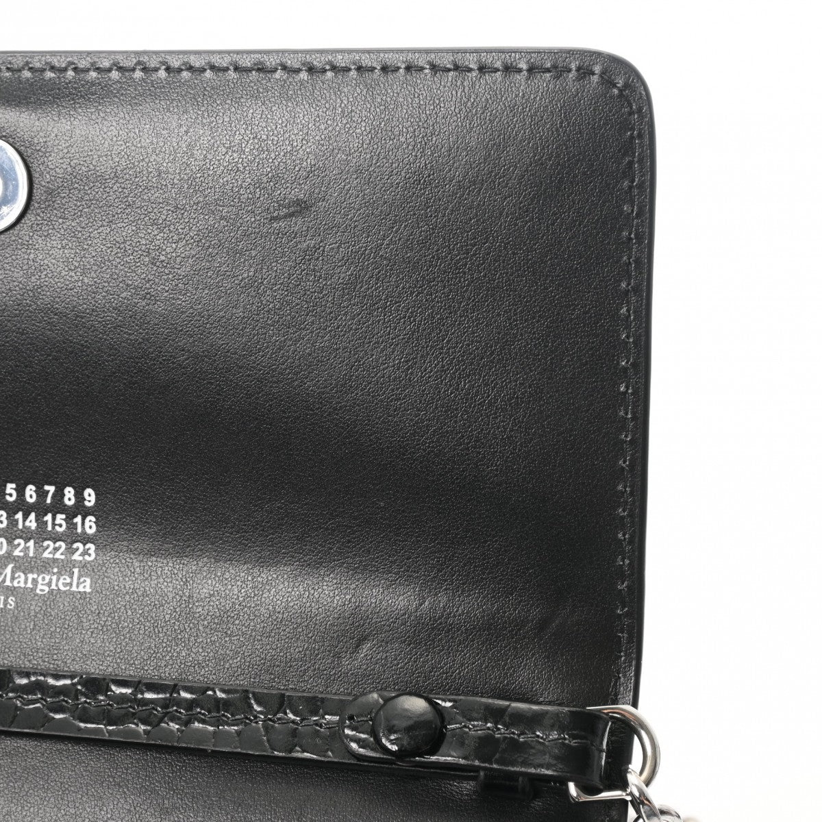 メゾン マルジェラチェーンウォレット ブラック レディース ショルダー