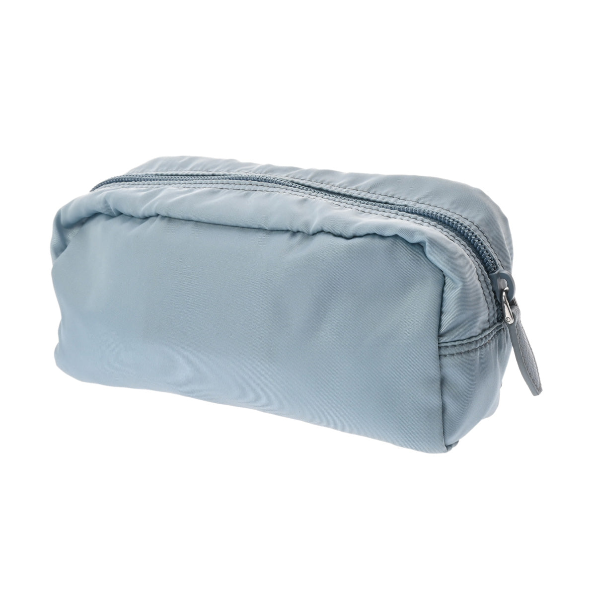 プラダアウトレット品 ライトブルー系 レディース ナイロン ポーチ