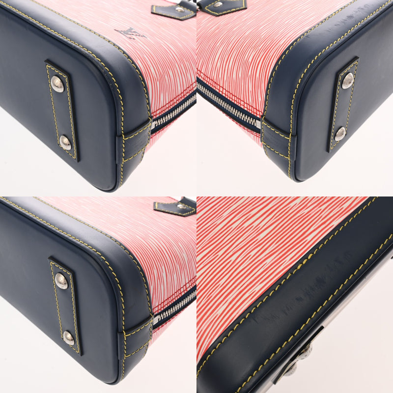 ルイヴィトン アルマBB 2WAYバッグ 14127 ブルー/レッド レディース