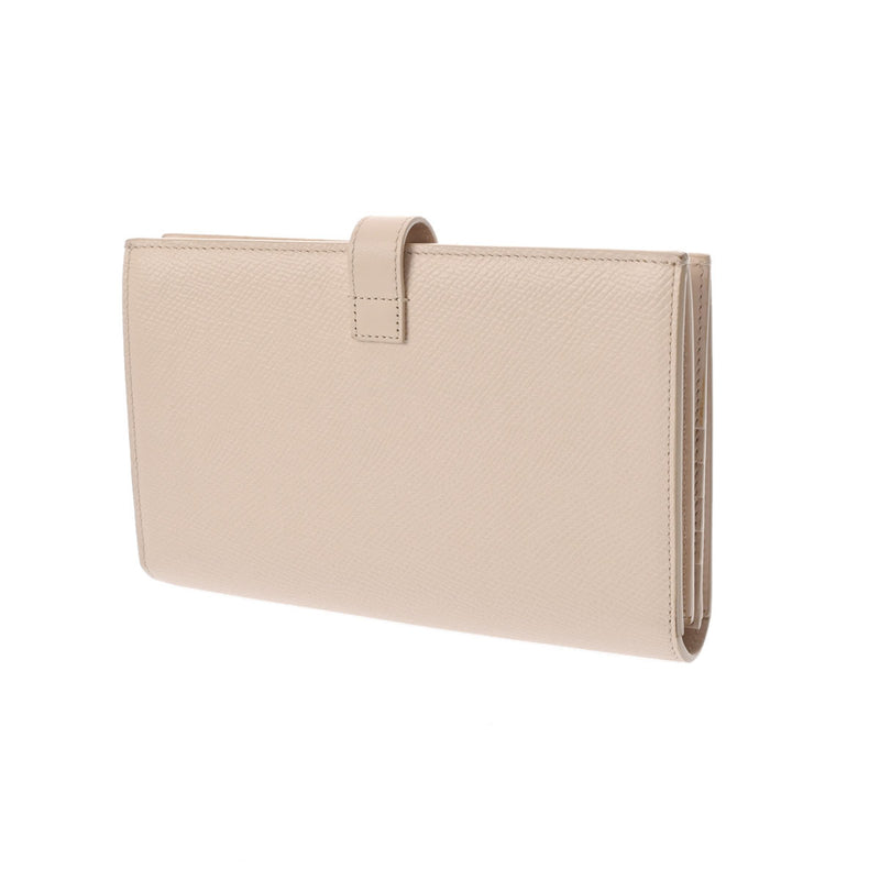 セリーヌ ラージ ストラップ ウォレット ベージュ レディース レザー