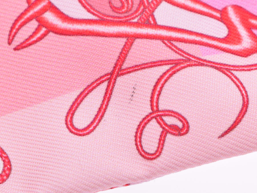 エルメス ツイリー ピンク レディース シルク100％ 未使用 美品 HERMES