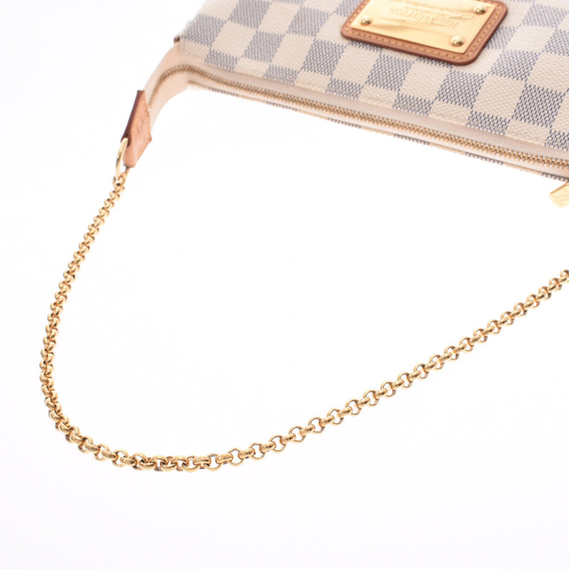 ルイヴィトンアズール エヴァ 2WAYバッグ 14137 白 レディース ダミエ