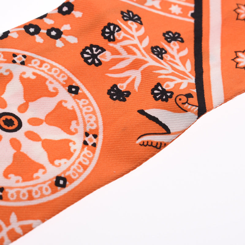 エルメスツイリー 風の民/Peuple du Vent オレンジ/黒/白 レディース