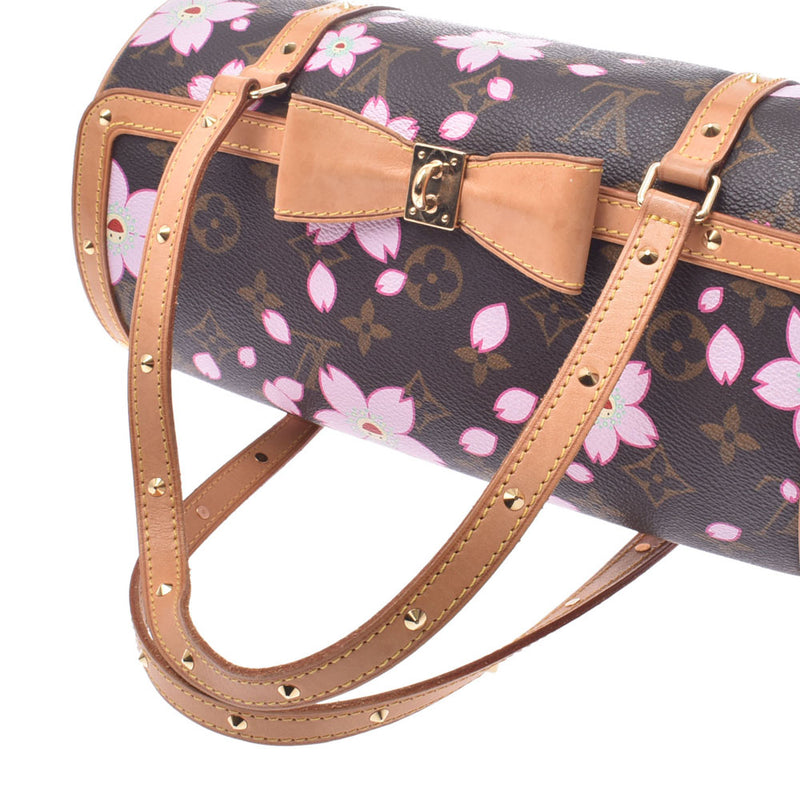 Louis Vuitton Cherry Blossom Papillon 14145 Brown Ladies Handbag