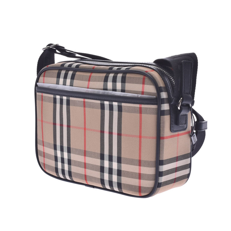バーバリークロスボディバッグ チェック柄/黒 ユニセックス ショルダー