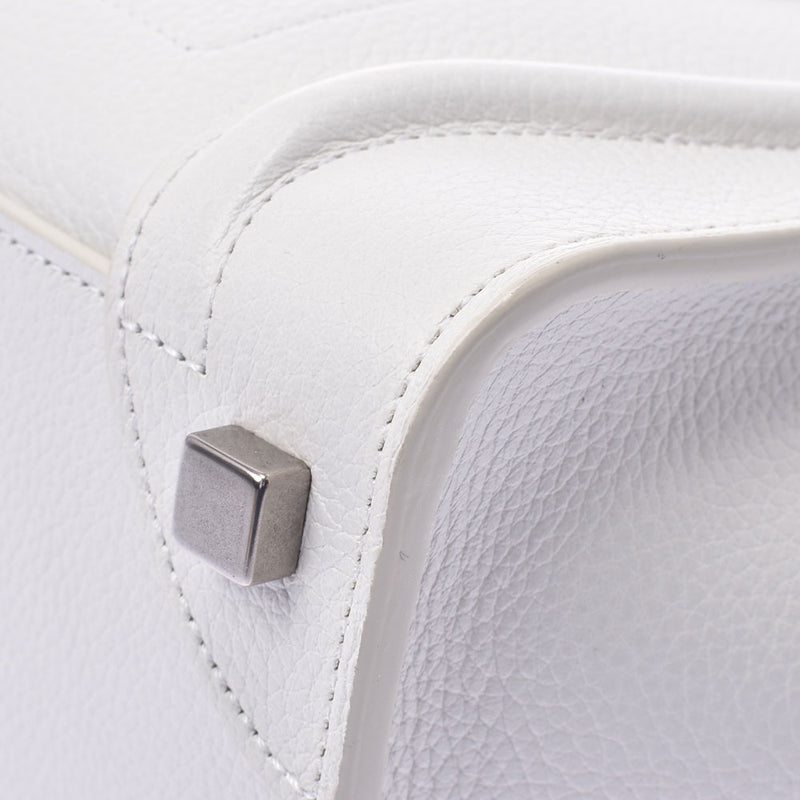 セリーヌラゲージ マイクロショッパー 白 レディース ハンドバッグ