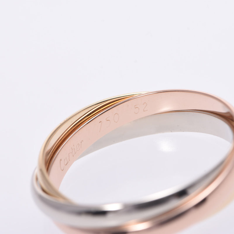 カルティエトリニティリング スリーカラー #52 レディース リング