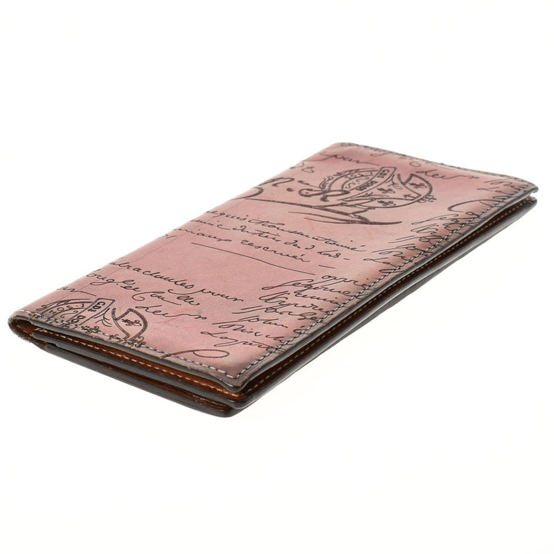 ベルルッティカリグラフィ 赤 メンズ 長財布 BERLUTI 中古 – 銀蔵