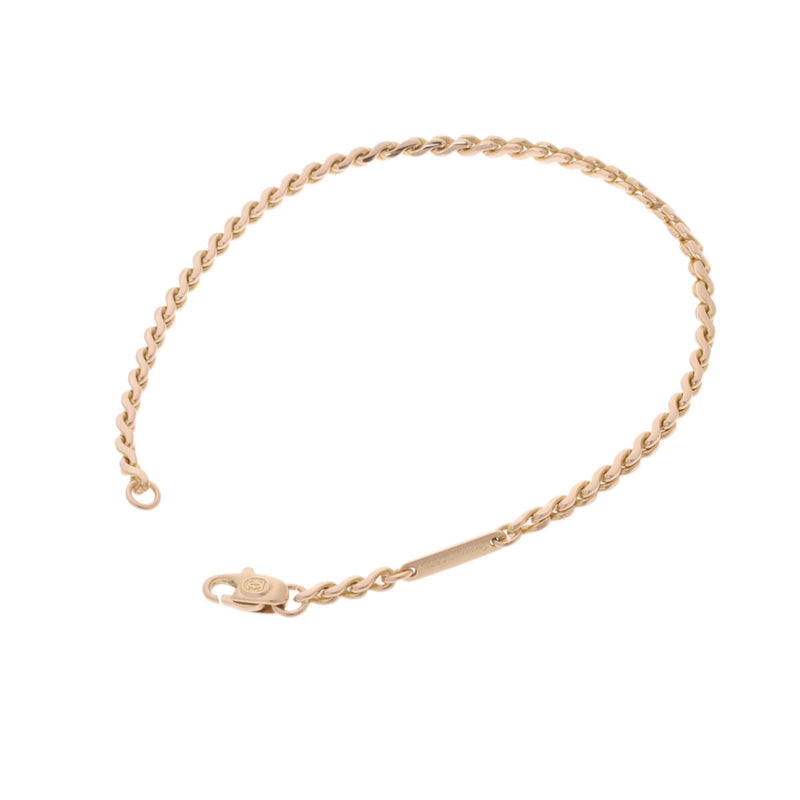 カルティエチェーン ブレスレット レディース K18イエローゴールド