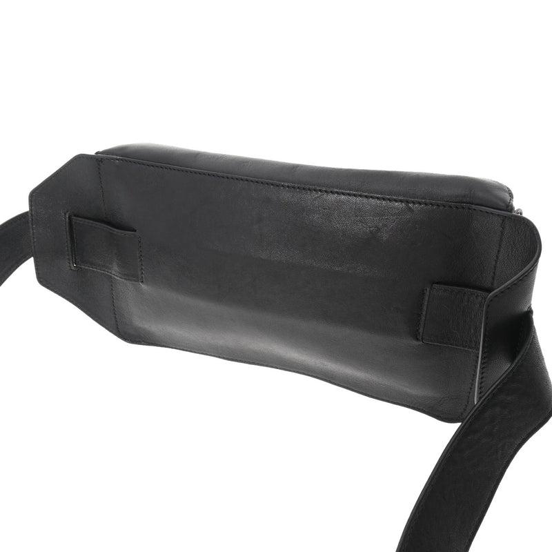 ジミーチュウOSCAR スタースタッズ ベルトバッグ ブラック シルバー