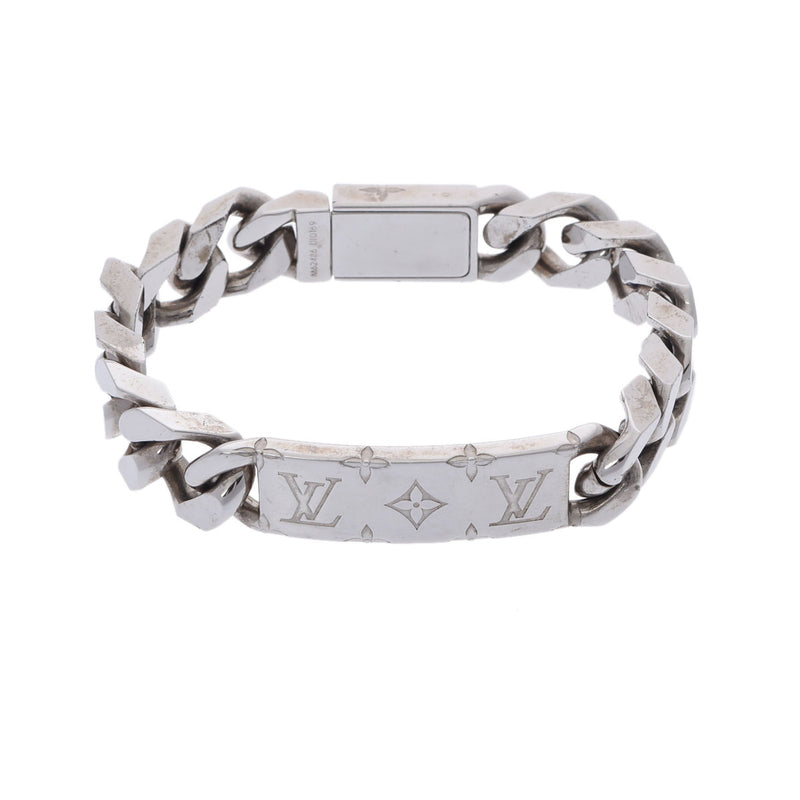 ルイヴィトンブラレス モノチェーン ブレスレット シルバー金具 メンズ