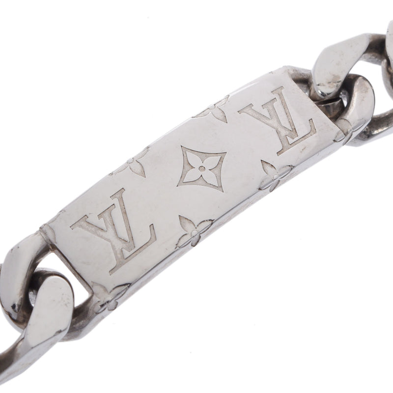 ルイヴィトンブラレス モノチェーン ブレスレット シルバー金具 メンズ
