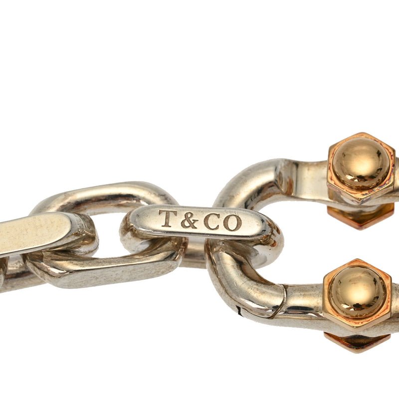 ティファニーメイカーズ ワイド チェーン シルバー/ゴールド メンズ