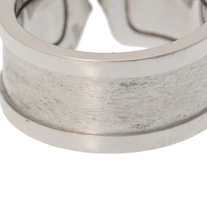 カルティエC2 ラージ #57 メンズ K18ホワイトゴールド リング・指輪